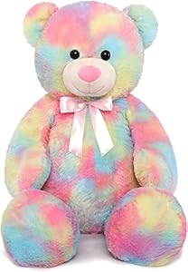 AVSHUB Teddy Bear for Girls, Soft Toys for Girls Lovable & Huggable Spongy Stuffed Plush Toy for Special Occasion Birthday, Anniversary, Valentine's Day (3 Feet) (Multi)