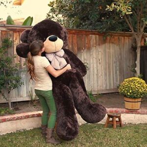 Vaishno Teddy Bear 6 Feet for Girls Soft Plush Stuffed Toys, Huggable and Lovable Teddy Bear Gift for Birthday Kids, Girls, Wife, Girlfriend, Valentine's, Anniversary (Chocolate)