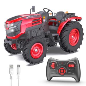 Mirana Mahindra OJA RC Tractor Toy for Kids | Remote Controlled ATV Truck | Type-C USB Rechargeable | in-Built Bluetooth Speakers | Orignally Licensed Model Vehicle | Gift for Boys & Girls