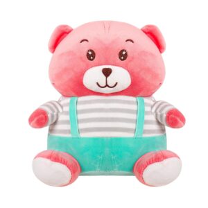 BLISS BABEE Cute Teddy Bear Soft Toy for Baby Girl | Stuffed Plushie for Girls | Ideal for Kids Birthday Occasions (30 cm)