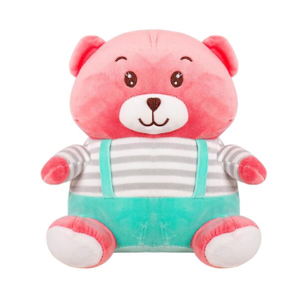 BLISS BABEE Cute Teddy Bear Soft Toy for Baby Girl | Stuffed Plushie for Girls | Ideal for Kids Birthday Occasions (30 cm)