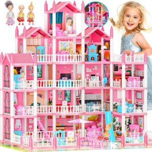 Dollhouse Princess Dream Doll House Toys Gift for Girls